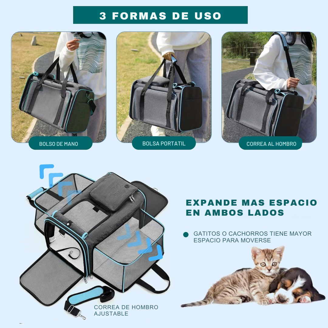 Erweiterbare Transportbox für Katzen PetNest