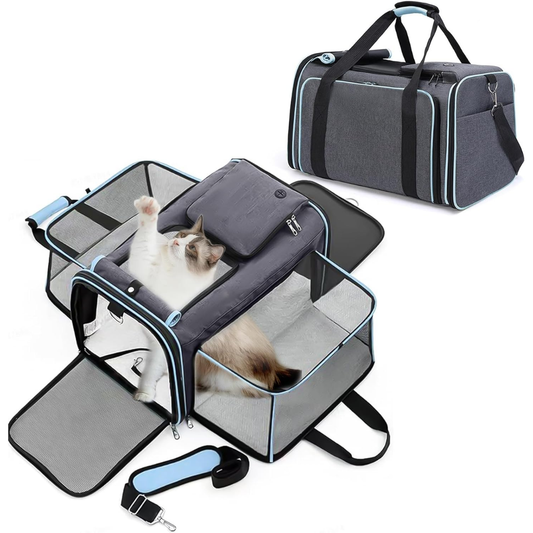 Transportin expandible para gatos PetNest